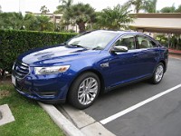 2012 Crystal Cove CA 0540  The Ford Taurus rental car was actually a pretty nice ride. Pretty well loaded and peppy. : Running, Trail, Trips