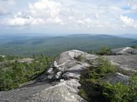 Hill Climb  A trip to New Hampshire with evening time to make a "Speed Hike" up Mt. Cardigan near Bristol NH. A little climb of 1726 feet to the top. : Trail Runs