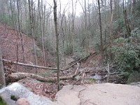 2012 Raven Cliffs Run 2 165  Just outside Helen Georgia, two hours North of Atlanta is Raven Cliffs State Park. It has one of the highest waterfalls in Georgia, and a nice trail to run. Round trip, just under five miles. : Trail Runs