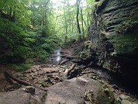 Rave Run Photos  2013 Devils Lake State Park Wisconsin. The Tumbled Rocks trail and a hike to a waterfall. : Baraboo, Devils Lake State Park, Rave Runs, Run, Trail, United States, USA, Wisconsin