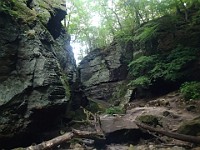 Rave Run Photos  2013 Devils Lake State Park Wisconsin. The Tumbled Rocks trail and a hike to a waterfall. : Baraboo, Devils Lake State Park, Rave Runs, Run, Trail, United States, USA, Wisconsin