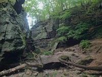 Rave Run Photos  2013 Devils Lake State Park Wisconsin. The Tumbled Rocks trail and a hike to a waterfall. : Baraboo, Devils Lake State Park, Rave Runs, Run, Trail, United States, USA, Wisconsin