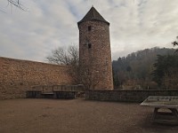 Rave Run - Fun places I have run.  A run from the town of Weinheim Germany to two castles outside of town on the hill tops.December 1, 2013. : Baden-Württemberg, DEU, Germany, Rave Run, Running, Weinheim