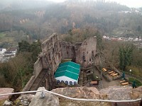 Rave Run - Fun places I have run.  A run from the town of Weinheim Germany to two castles outside of town on the hill tops.December 1, 2013. : Baden-Württemberg, DEU, Germany, Rave Run, Running, Weinheim