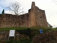 Rave Run - Fun places I have run.  A run from the town of Weinheim Germany to two castles outside of town on the hill tops.December 1, 2013. : Baden-Württemberg, DEU, Germany, Rave Run, Running, Weinheim