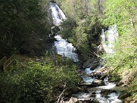 Rave Run Photos  The trail from Unicoi State Part to Anna Ruby Falls. A nice 9 mile round trip. : Georgia, Rave Runs, Robertstown, Sautee Nacoochee, United States, USA, Water Falls