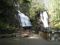 Rave Run Photos  The trail from Unicoi State Part to Anna Ruby Falls. A nice 9 mile round trip. : Georgia, Rave Runs, Robertstown, Sautee Nacoochee, United States, USA, Water Falls