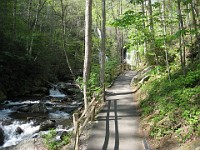 Rave Run Photos  The trail from Unicoi State Part to Anna Ruby Falls. A nice 9 mile round trip. : Georgia, Rave Runs, Robertstown, Sautee Nacoochee, United States, USA, Water Falls