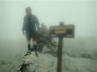 2014-08 Mt Washington x3  Mt Washington - Rocky, steep, windy, cold, cool waterfalls.