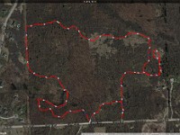Cherry Hill Nature Preserve 2017.  The outside loop is a little over two miles. This shows 2.44 but I did the quick trip to the East entrance and also back to a clearing with a bench on the East side. : kasdorf, nature preserve, Rave Run, running, Trail Run