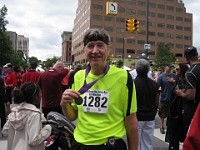 Race Photo  The Dexter to Ann Arbor Half Marathon run on June 6, 2010. A very hot and muggy day for a race. Delayed so they could clear a fallen tree from the storms off the course. : Fitness, Half Marathon, Race, Running