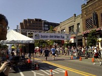 Kasdorf Racing Photo  The 2012 running of the Dexter to Ann Arbor Half Marathon. The 39th year, my fourth run. A little warmer this year, but time was better than last year, but not my best. : Half Marathon, Race, Running
