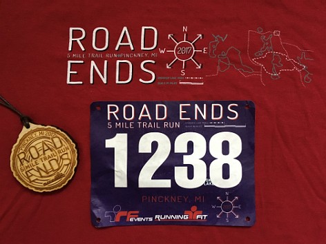 2017  Road Ends 5 Mile Trail Race 2017 Road Ends 5K in Pinckney Recreation Area.