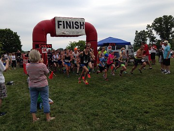 2014 Northville Road Runner Classic 5K In Maybury Park, Northville Michigan.