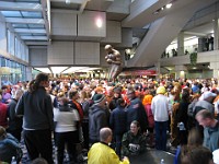 Race Photo The 2009 Detroit Turkey trot 10K was run on November 29, 2009. A chilly and blustery day. Lots of costumes and racers though, 12400 strong!