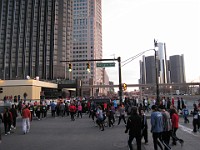 Race Photo The 2009 Detroit Turkey trot 10K was run on November 29, 2009. A chilly and blustery day. Lots of costumes and racers though, 12400 strong!