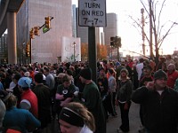 Race Photo The 2009 Detroit Turkey trot 10K was run on November 29, 2009. A chilly and blustery day. Lots of costumes and racers though, 12400 strong!