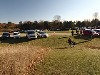 Race Photo - 10K 2013 Hudson Mills Turkey Trot The 2013 Hudson Mills Turkey Trot 10K. Cool and blustery.