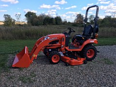 The new Kubota BX2670 tractor. Nice!  The new Kubota BX2670 tractor. Nice!