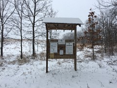 Morris-Reichert Nature Preserve 2018  Morris-Reichert Nature Preserve information kiosk.