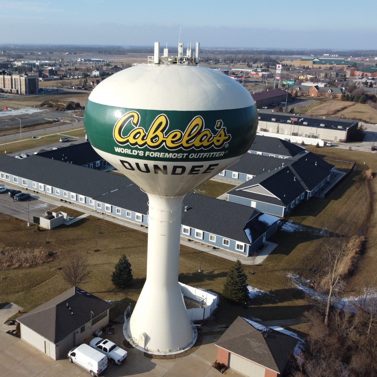 Dundee MI Cabelas Water Tower in 3D A Collection of Junk