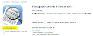 Purchase the FileApp program.